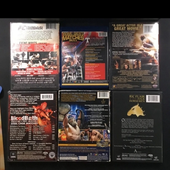 Lot of 14 Wrestling DVD - WWE TNA ECW WWF NWO UFC Wrestlemania Legends Movie - Picture 5 of 15